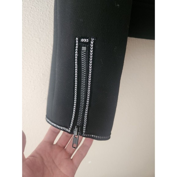 Seventy Two Changes Womens Black Full Zip Band Jacket Size 6 - Picture 2 of 6